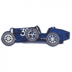 Ecusson Voiture Bugatti Bleue