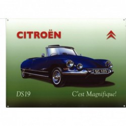 Plaque tôle Citroen DS19
