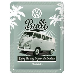 Plaque tôle VW bulli