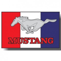 Plaque Emaillée Mustang...