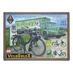 Plaque tôle Vélo Solex