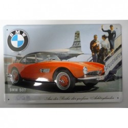 Plaque tôle bombée BMW 507