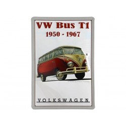 Plaque tôle bombée VW bus