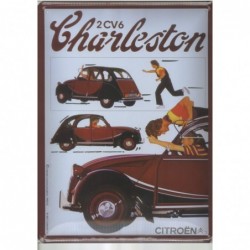Plaque tôle Citroën 2 CV...