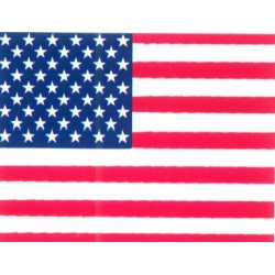 Autocollant drapeau USA