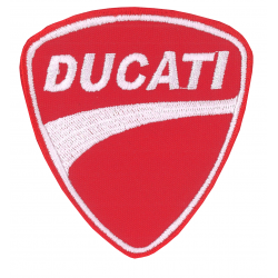 Ecusson Ducati rouge blanc
