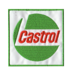 Ecusson Sixties CASTROL Carré
