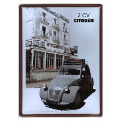 Plaque tôle Citroën 2 CV