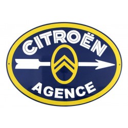 Plaque émaillée Citroën...