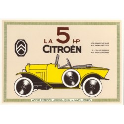 Carte postale Citroën 5CV