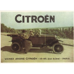 Carte postale Citroën