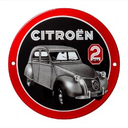 Plaque émaillée Citroën 2 CV